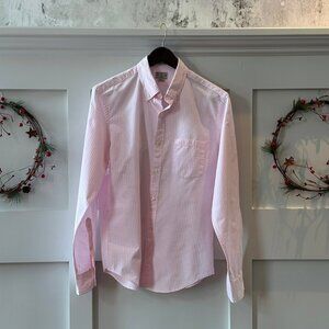 🌸 J.Crew Pink Gingham Button-Down Shirt  - Size Medium🌸